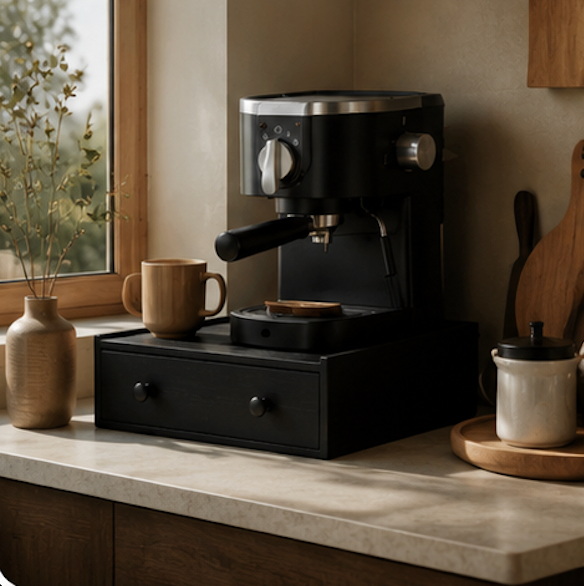 Minimal Coffee Station Storage Stand